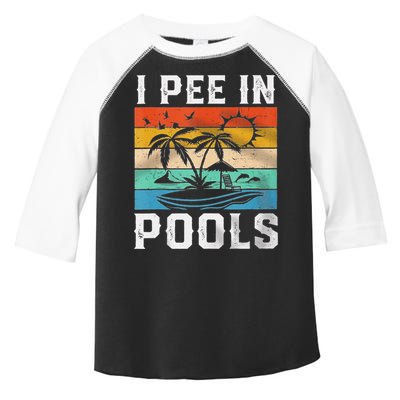 I Pee In Pools Sarcastic Sayings For Pools Lovers  Toddler Fine Jersey T-Shirt