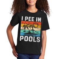 I Pee In Pools Sarcastic Sayings For Pools Lovers  Kids T-Shirt