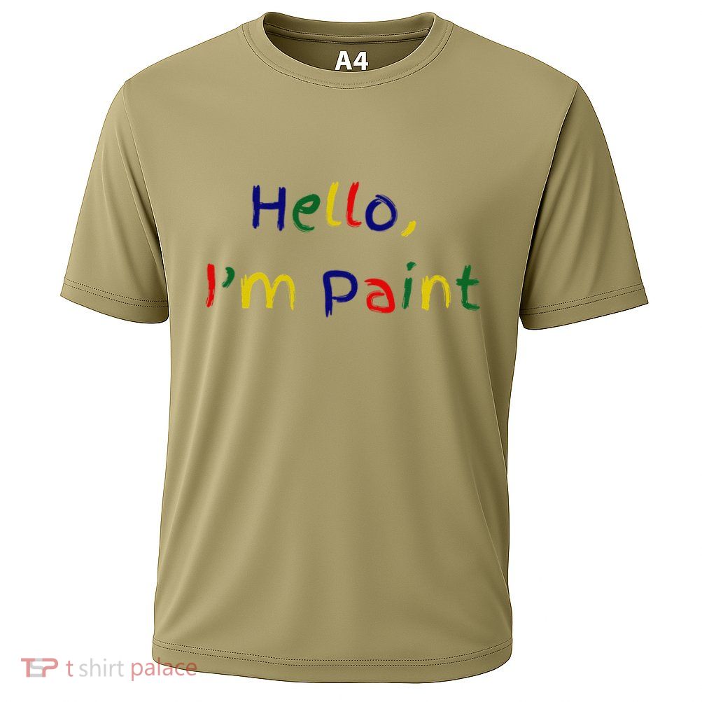 IM Paint I Heart Love To Finger Paint Cute Couple Valentine Cooling Performance Crew T-Shirt
