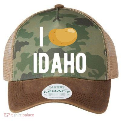 Idaho Potato I Love Vegetable Funny State Of Idaho Potatoes Legacy Tie Dye Trucker Hat