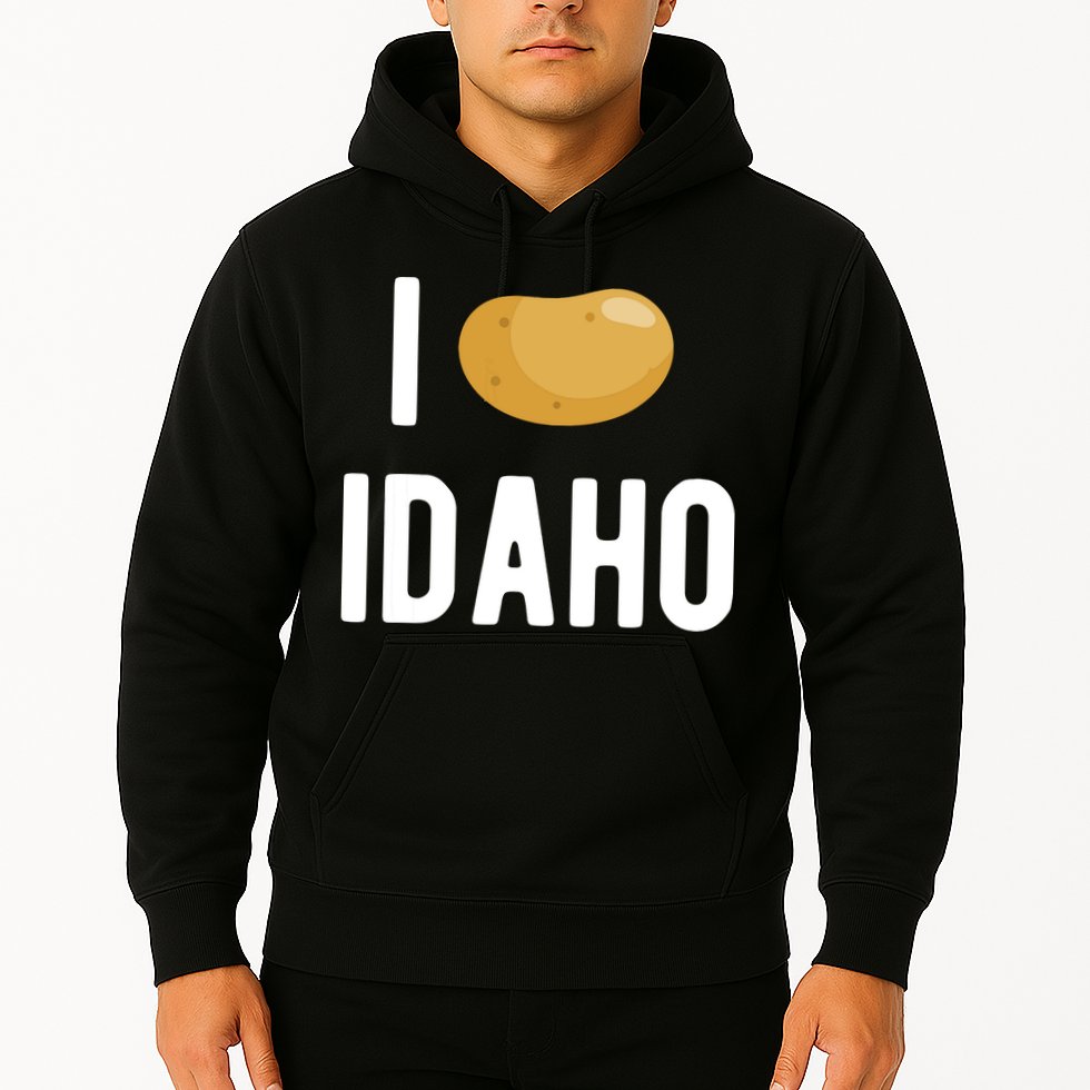 Idaho Potato I Love Vegetable Funny State Of Idaho Potatoes Hoodie