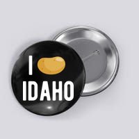 Idaho Potato I Love Vegetable Funny State Of Idaho Potatoes Button