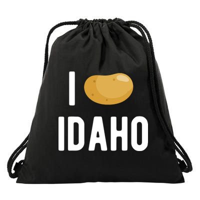 Idaho Potato I Love Vegetable Funny State Of Idaho Potatoes Drawstring Bag