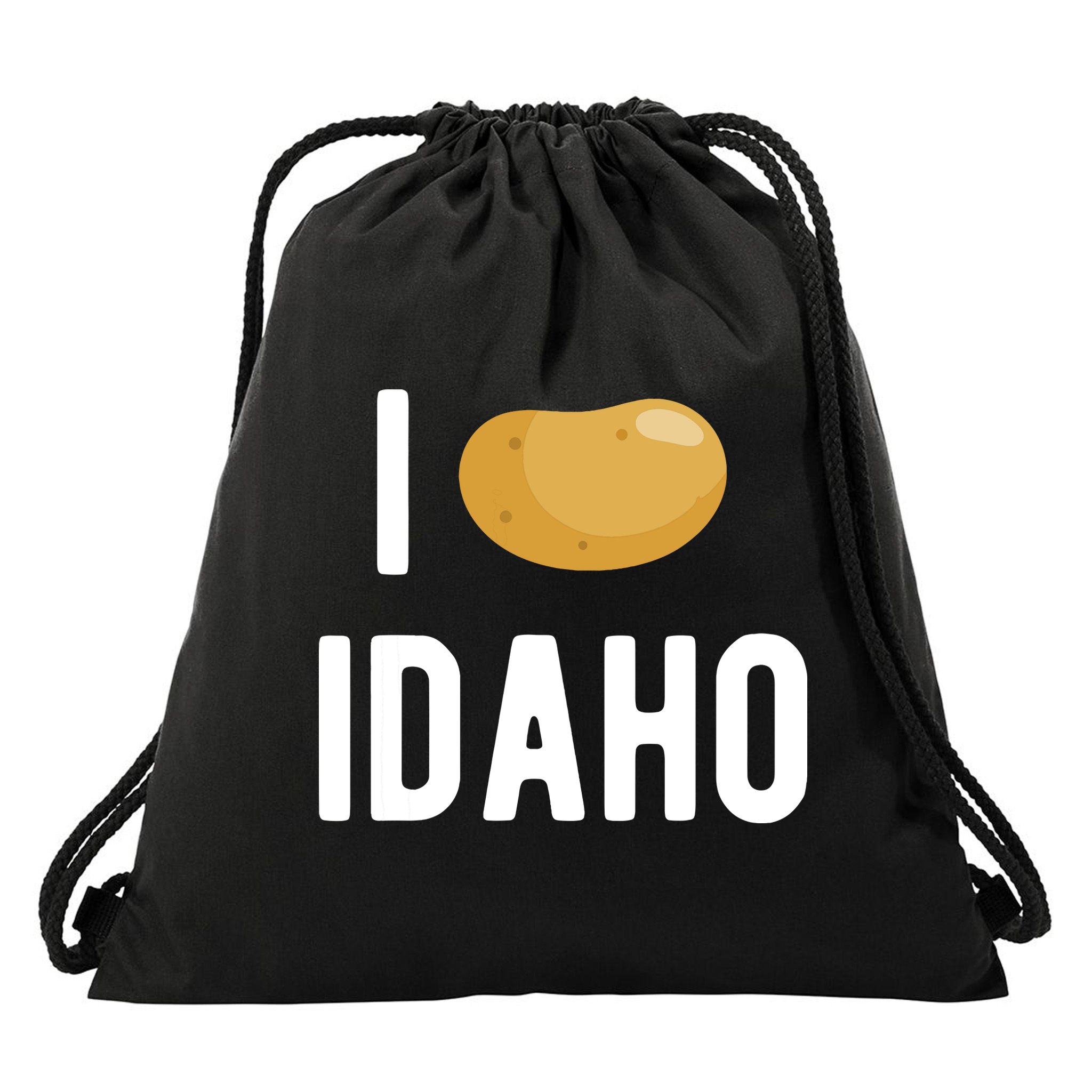 Idaho Potato I Love Vegetable Funny State Of Idaho Potatoes Drawstring Bag