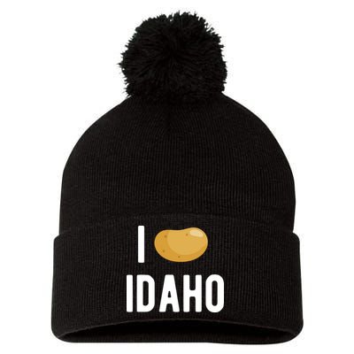 Idaho Potato I Love Vegetable Funny State Of Idaho Potatoes Pom Pom 12in Knit Beanie