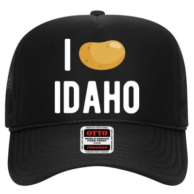 Idaho Potato I Love Vegetable Funny State Of Idaho Potatoes Trucker Hat