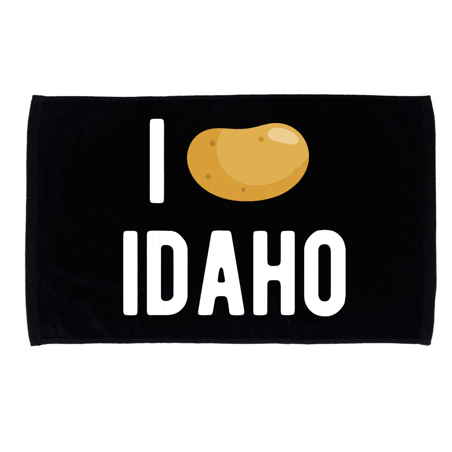 Idaho Potato I Love Vegetable Funny State Of Idaho Potatoes Microfiber Hand Towel