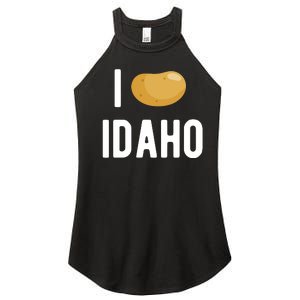 Idaho Potato I Love Vegetable Funny State Of Idaho Potatoes Women's Perfect Tri Rocker Tank