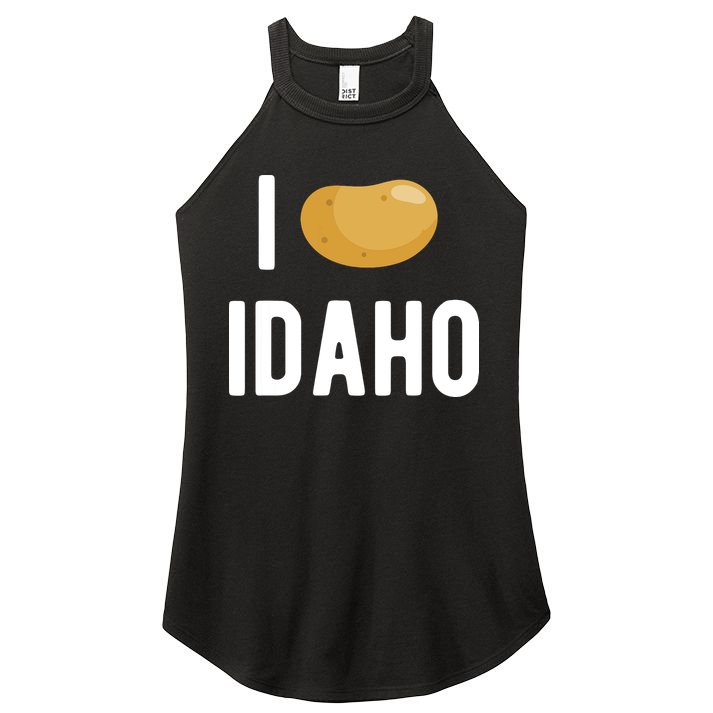 Idaho Potato I Love Vegetable Funny State Of Idaho Potatoes Women's Perfect Tri Rocker Tank