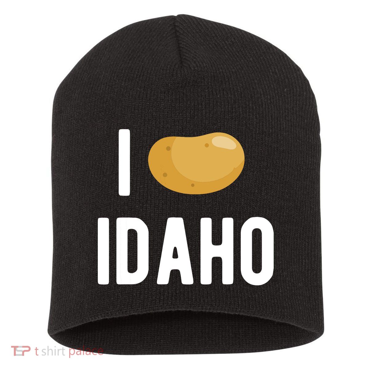 Idaho Potato I Love Vegetable Funny State Of Idaho Potatoes Short Acrylic Beanie