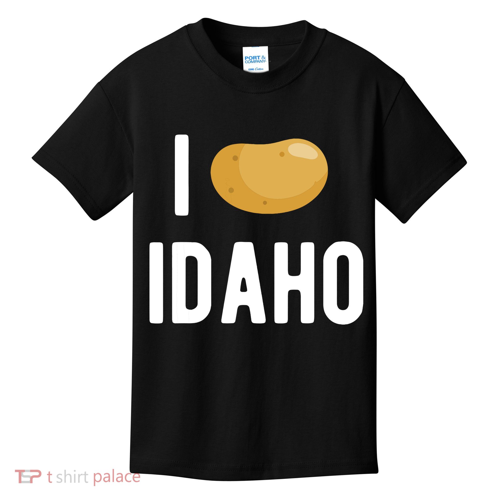 Idaho Potato I Love Vegetable Funny State Of Idaho Potatoes Kids T-Shirt
