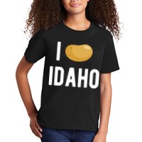 Idaho Potato I Love Vegetable Funny State Of Idaho Potatoes Kids T-Shirt