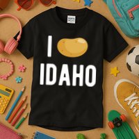 Idaho Potato I Love Vegetable Funny State Of Idaho Potatoes Kids T-Shirt