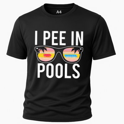 I Pee In Pools Funny Cool Performance Shirt