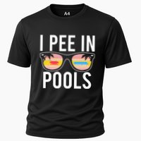 I Pee In Pools Funny Cool Performance Shirt