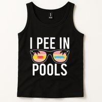 I Pee In Pools Funny Cool Tank Top