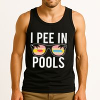 I Pee In Pools Funny Cool Tank Top