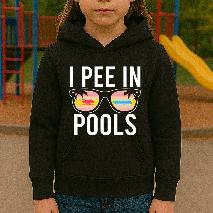 I Pee In Pools Funny Cool Kids Hoodie
