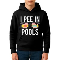 I Pee In Pools Funny Cool Kids Hoodie
