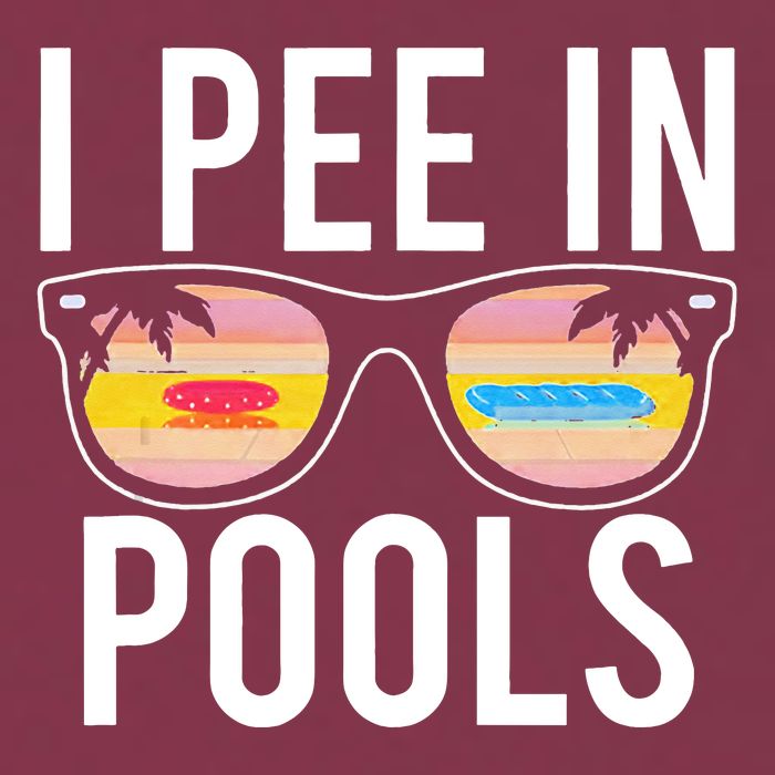 I Pee In Pools Funny Cool 16oz Travel Tumbler