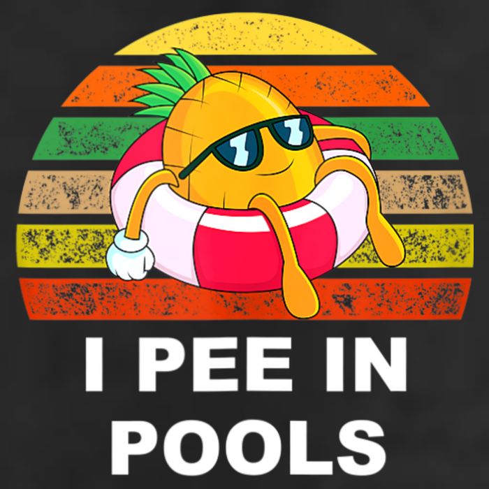 I Pee In Pools 7 Panel Mesh Trucker Snapback Hat