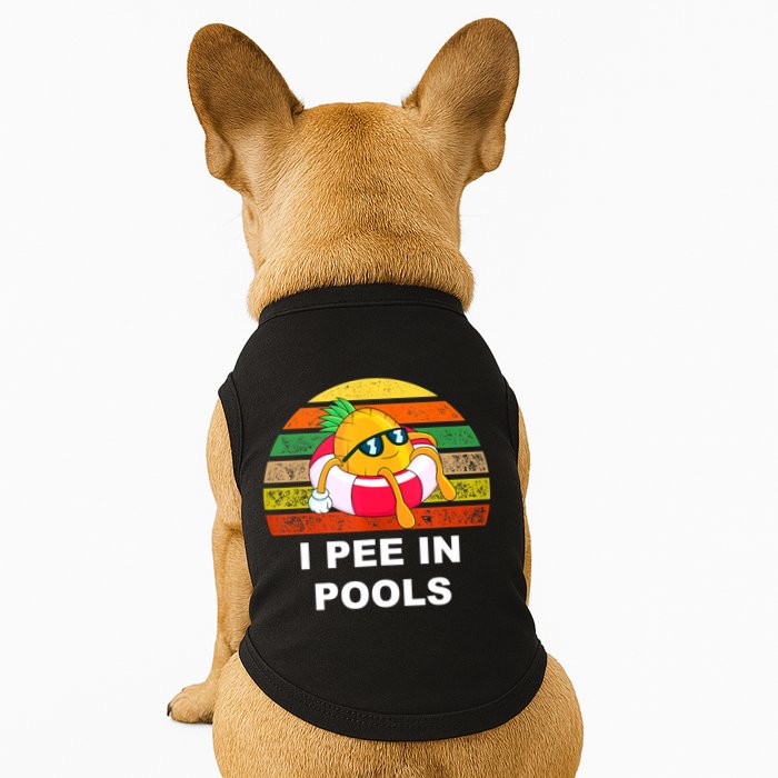 I Pee In Pools Doggie Tank