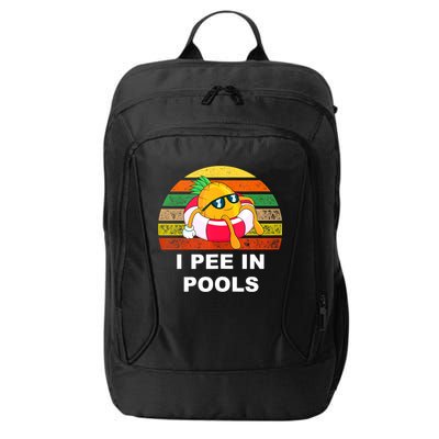 I Pee In Pools City Backpack