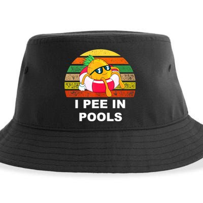 I Pee In Pools Sustainable Bucket Hat