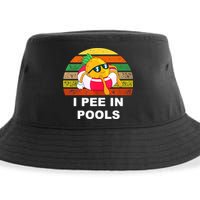 I Pee In Pools Sustainable Bucket Hat