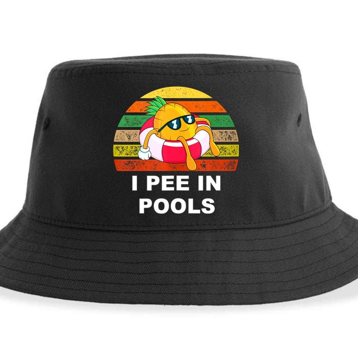 I Pee In Pools Sustainable Bucket Hat