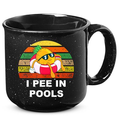 I Pee In Pools 15oz Campfire Ceramic Mug