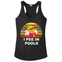 I Pee In Pools Ladies PosiCharge Competitor Racerback Tank