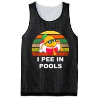 I Pee In Pools Mesh Reversible Basketball Jersey Tank