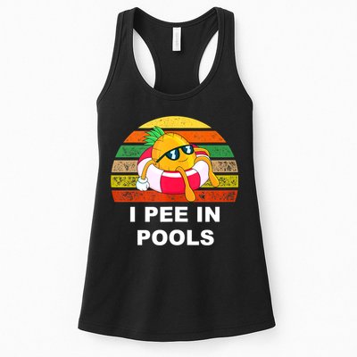 I Pee In Pools Womens Tank Top