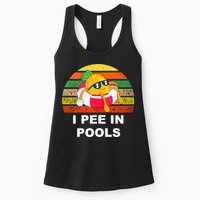 I Pee In Pools Womens Tank Top