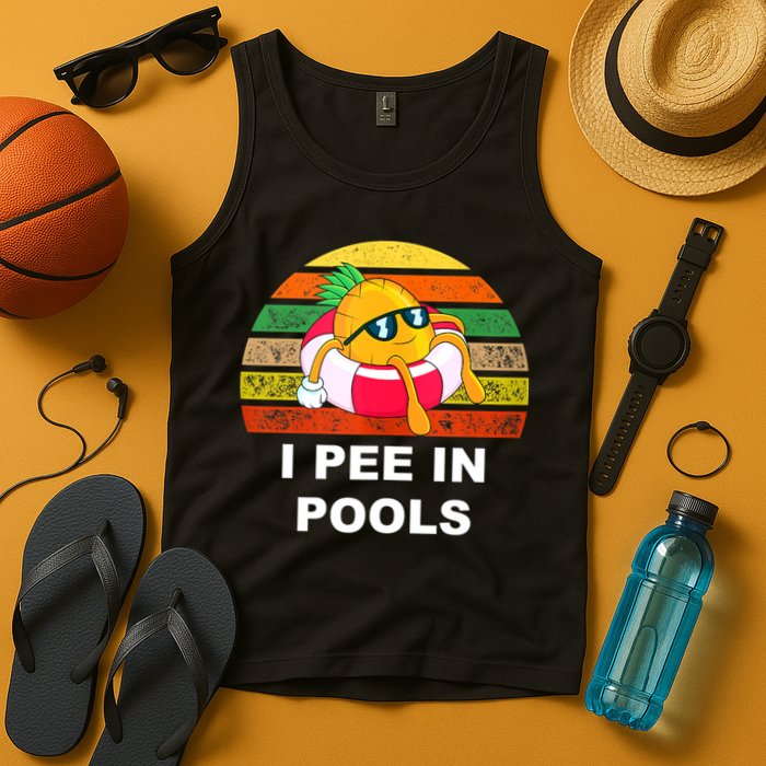 I Pee In Pools Tank Top