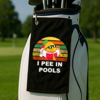 I Pee In Pools Golf Towel