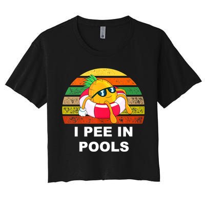 I Pee In Pools Crop Top