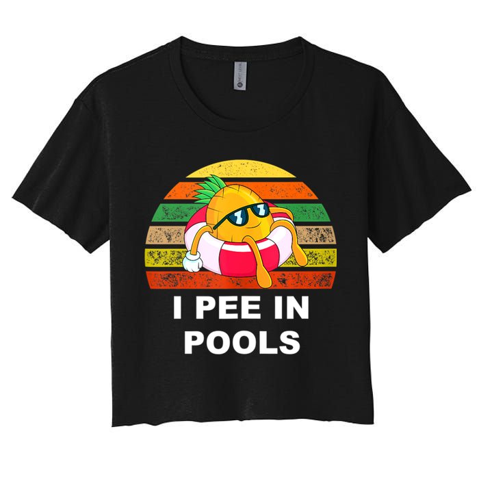 I Pee In Pools Crop Top