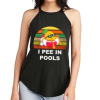 I Pee In Pools Women's Perfect Tri Rocker Tank