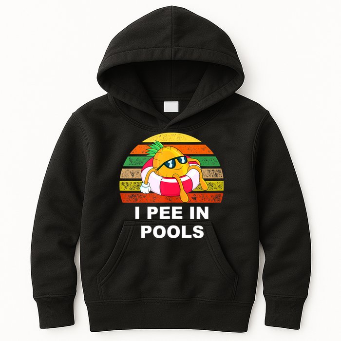 I Pee In Pools Kids Hoodie
