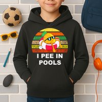 I Pee In Pools Kids Hoodie