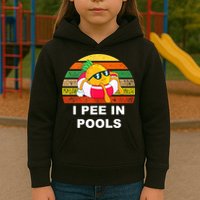 I Pee In Pools Kids Hoodie