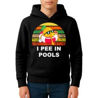 I Pee In Pools Kids Hoodie