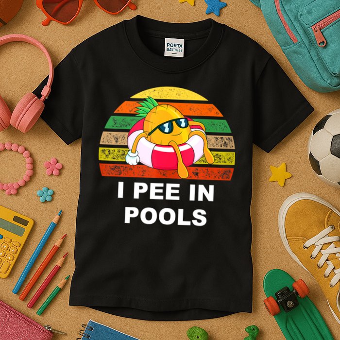 I Pee In Pools Kids T-Shirt