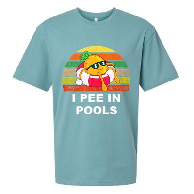 I Pee In Pools Sueded Cloud Jersey T-Shirt