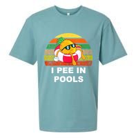 I Pee In Pools Sueded Cloud Jersey T-Shirt