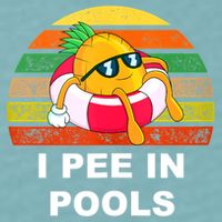 I Pee In Pools Sueded Cloud Jersey T-Shirt