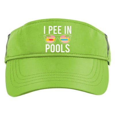 I Pee In Pools Adult Drive Performance Visor