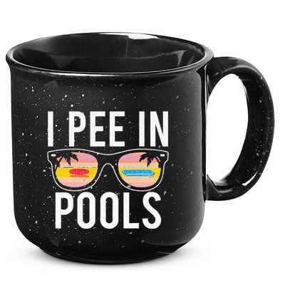 I Pee In Pools 15oz Campfire Ceramic Mug